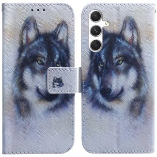 Coloured Drawing Flip Leather Phone Case, For Samsung Galaxy S25+ 5G, For Samsung Galaxy S25 Ultra 5G