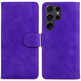 Skin Feel Pure Color Flip Leather Phone Case, For Samsung Galaxy S25 Ultra 5G, For Samsung Galaxy S24 FE 5G