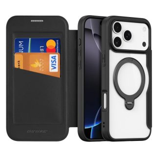 DUX DUCIS Skin X Pro-serie MagSafe-ringhouder lederen telefoonhoes, For iPhone 17 Pro Max, For iPhone 17 Pro, For iPhone 17, For iPhone 17 Air, iPhone 16e, For iPhone 16 Pro Max, For iPhone 16 Pro, For iPhone 16