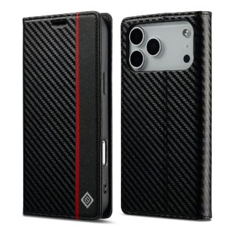 LC.IMEEKE Carbon Fiber Leather Telefoonhoesje, For iPhone 17 Pro Max, For iPhone 17 Pro, For iPhone 17, For iPhone 17 Air, For iPhone 16e, For iPhone 16 Pro Max, For iPhone 16 Pro, For iPhone 16 Plus, For iPhone 16