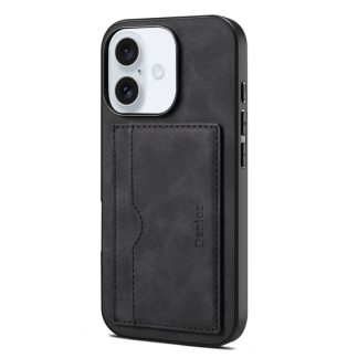 Denior D08 PU Single Card Slot Houder Telefoonhoesje, For iPhone 16