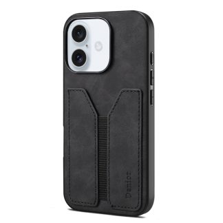 Denior D07 DV elastische kaartsleuf PU-achterkant telefoonhoesje, For iPhone 16