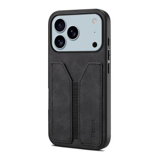 Denior D07 DV elastische kaartsleuf PU-achterkant telefoonhoesje, For iPhone 17 Pro Max, For iPhone 17 Pro, For iPhone 17, For iPhone 17 Air, For iPhone 16e, For iPhone 16 Pro Max, For iPhone 16 Pro, For iPhone 16 Plus