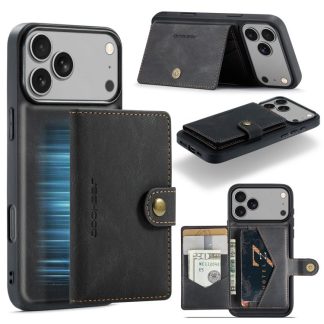 JEEHOOD J01 Retro Magnetische Afneembare Portemonnee Telefoonhoesje, For iPhone 17 Pro Max, For iPhone 17 Pro, For iPhone 16e, For iPhone 16 Pro Max