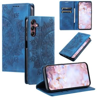 Totem Embossed Magnetic Leather Phone Case, For Samsung Galaxy S25 FE 5G, For Samsung Galaxy S25 Edge 5G, For Samsung Galaxy S25 5G, For Samsung Galaxy S25+ 5G