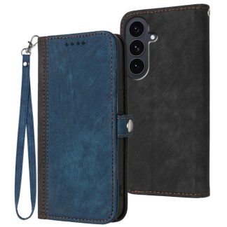 Side Buckle Double Fold Hand Strap Leather Phone Case, For Samsung Galaxy S25 FE 5G, For Samsung Galaxy S25 5G, For Samsung Galaxy S25+ 5G, For Samsung Galaxy S25 Ultra 5G
