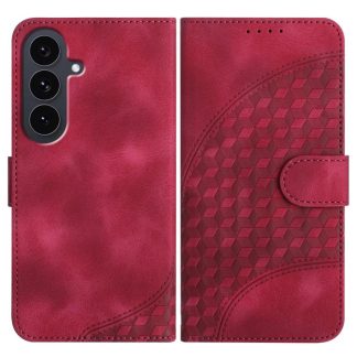 Elephant Head Embossed Phone Leather Case with Lanyard, For Samsung Galaxy S25 FE 5G, For Samsung Galaxy S25 5G, For Samsung Galaxy S25+ 5G