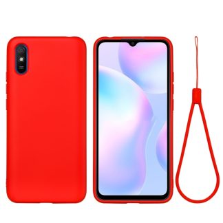 Pure Color Liquid Silicone Shockproof Full Coverage Case, For Xiaomi Redmi 9A