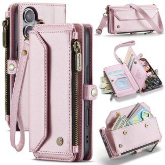 CaseMe C36 Kaartsleuven Rits Portemonnee RFID Anti-diefstal Leren Telefoonhoesje, For iPhone 16