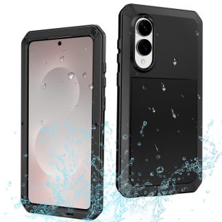 Shockproof Life Waterproof Silicone + Zinc Alloy Phone Case, For Samsung Galaxy S25 Edge 5G, For Samsung Galaxy S25 5G, For Samsung Galaxy S25+ 5G, For Samsung Galaxy S25 Ultra 5G, For Samsung Galaxy S24 Ultra 5G, For Samsung Galaxy S24+ 5G...