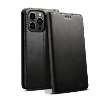 Suteni Calf Texture Horizontal Flip Leather Phone Case, For iPhone 16 Pro, For iPhone 16 Plus, For iPhone 16, For iPhone 15 Pro Max, For iPhone 15 Pro, For iPhone 15 Plus